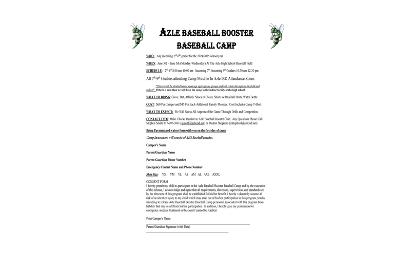 Azle Baseball & Softball Association > Home